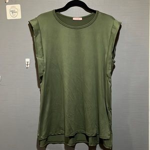 Olive green P.S. Love Shirt